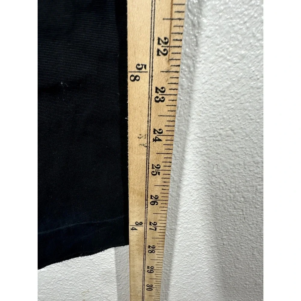 Halogen Taylor Fit Pants Womens 4 Black Ankle Tapered Twill Dress Work‎ Office